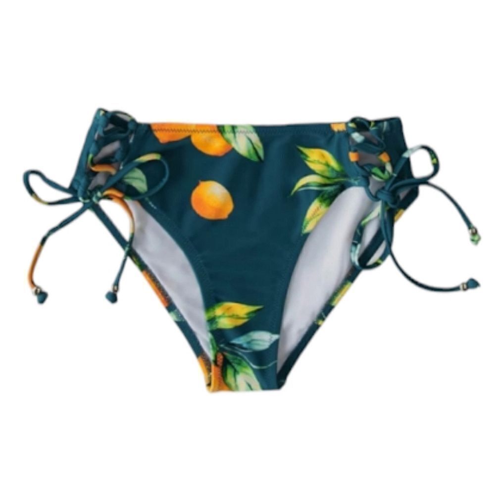Cupshe Yellow and Lemon Bikini Bottoms